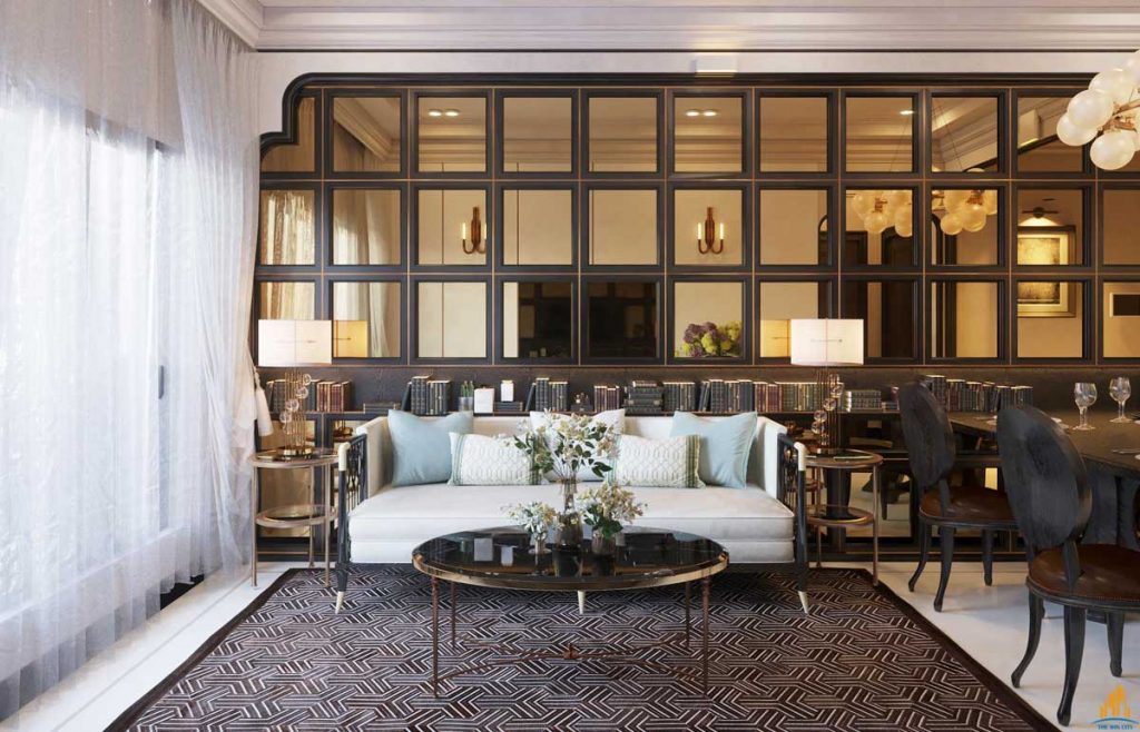 Phòng khách căn hộ The Win City