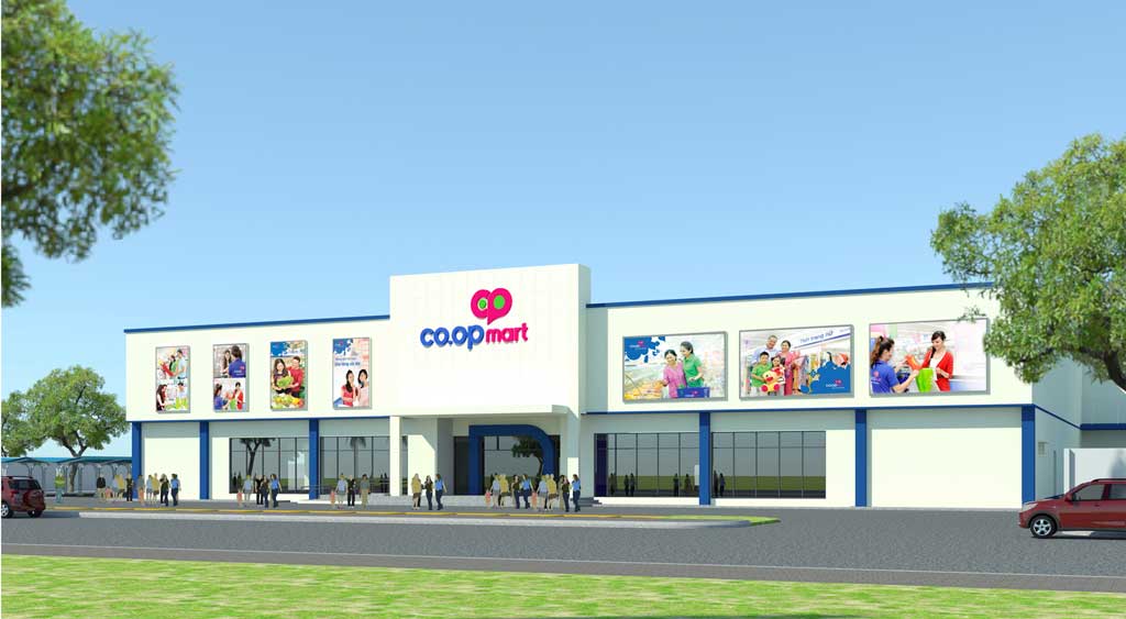 Siêu thị Coop Mart gần The Win City Đức Hòa
