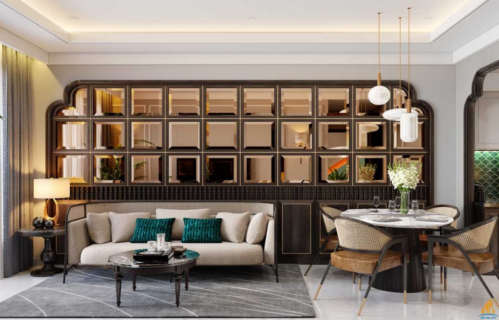 Sofa phòng khách căn hộ The Win City