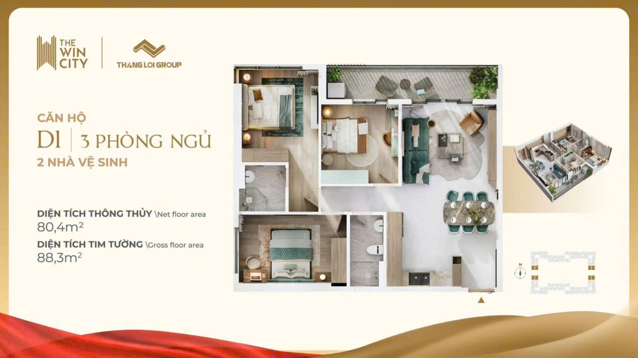 Căn hộ chung cư the win city địa ốc thắng lợi group