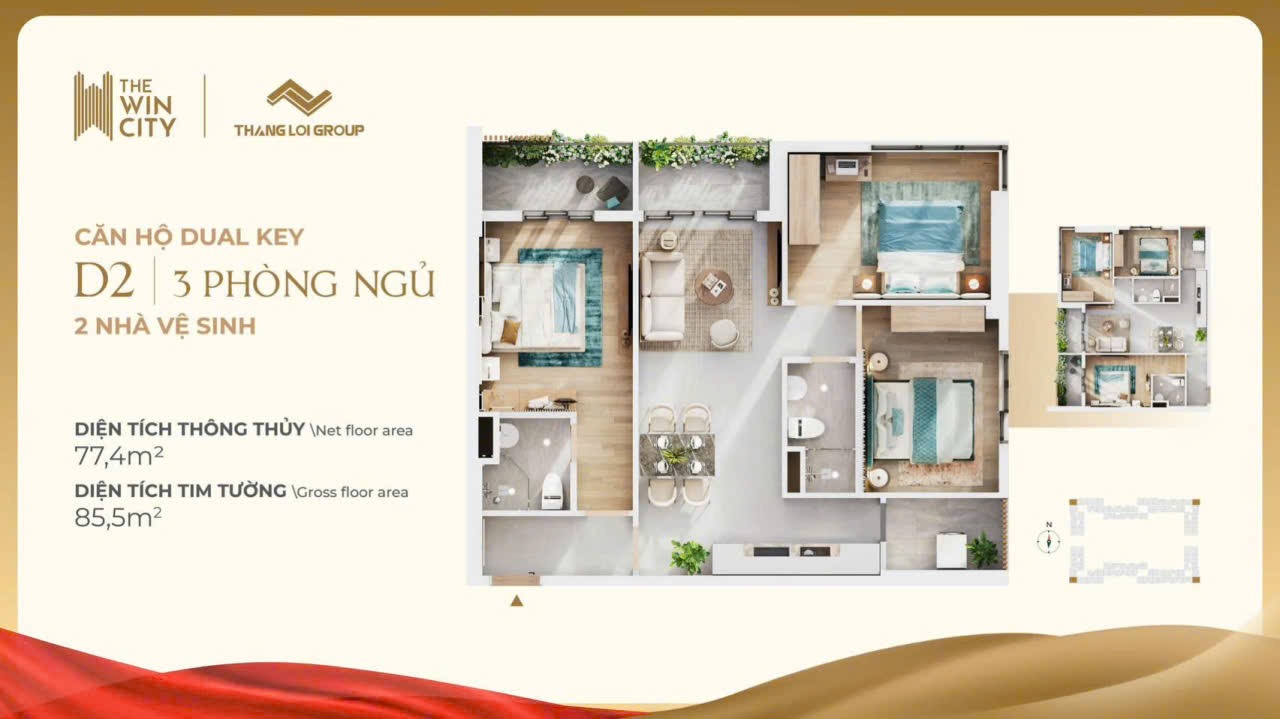 Căn hộ chung cư the win city địa ốc thắng lợi group